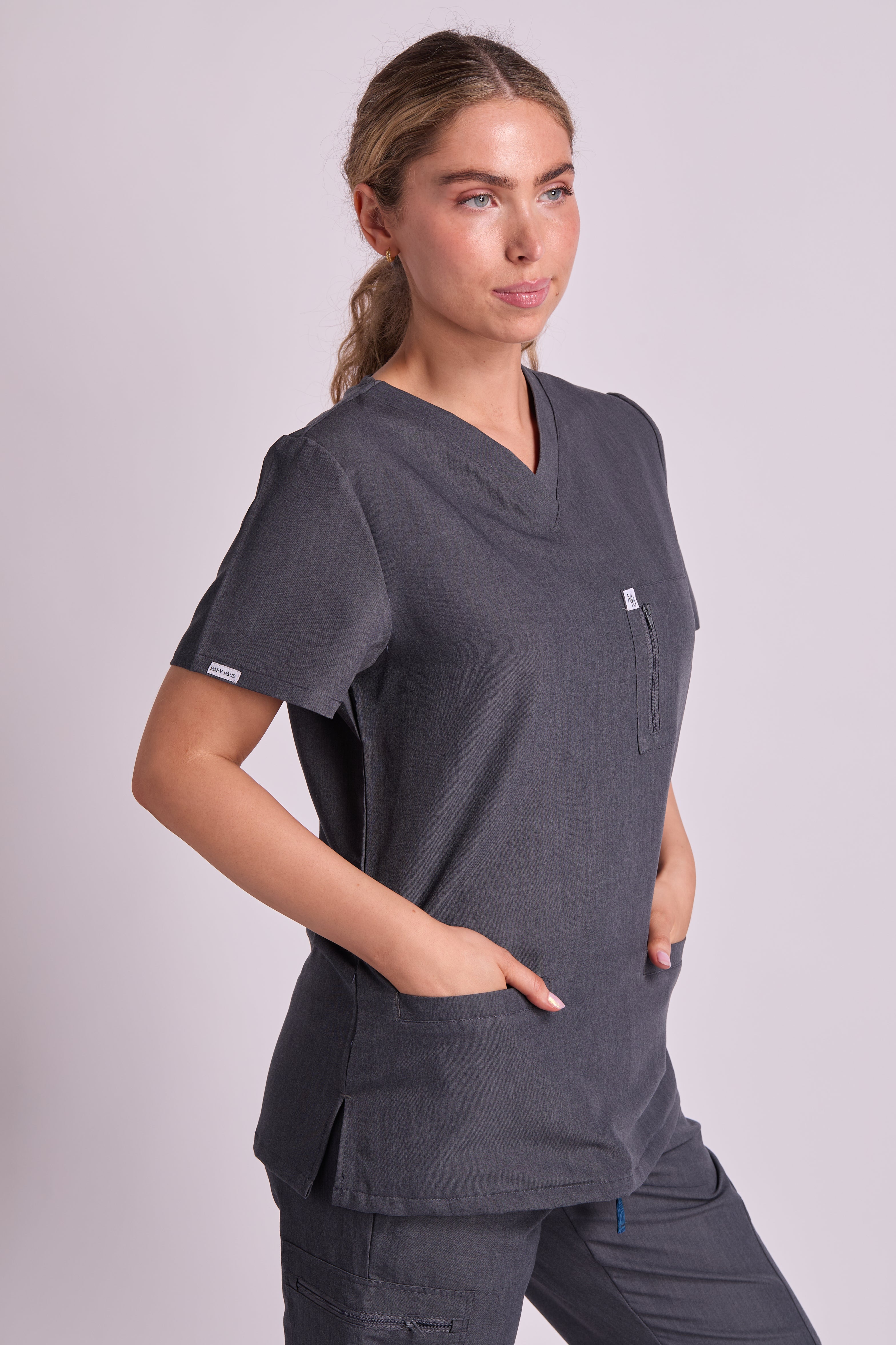 Mary T Four Pocket Scrub Top