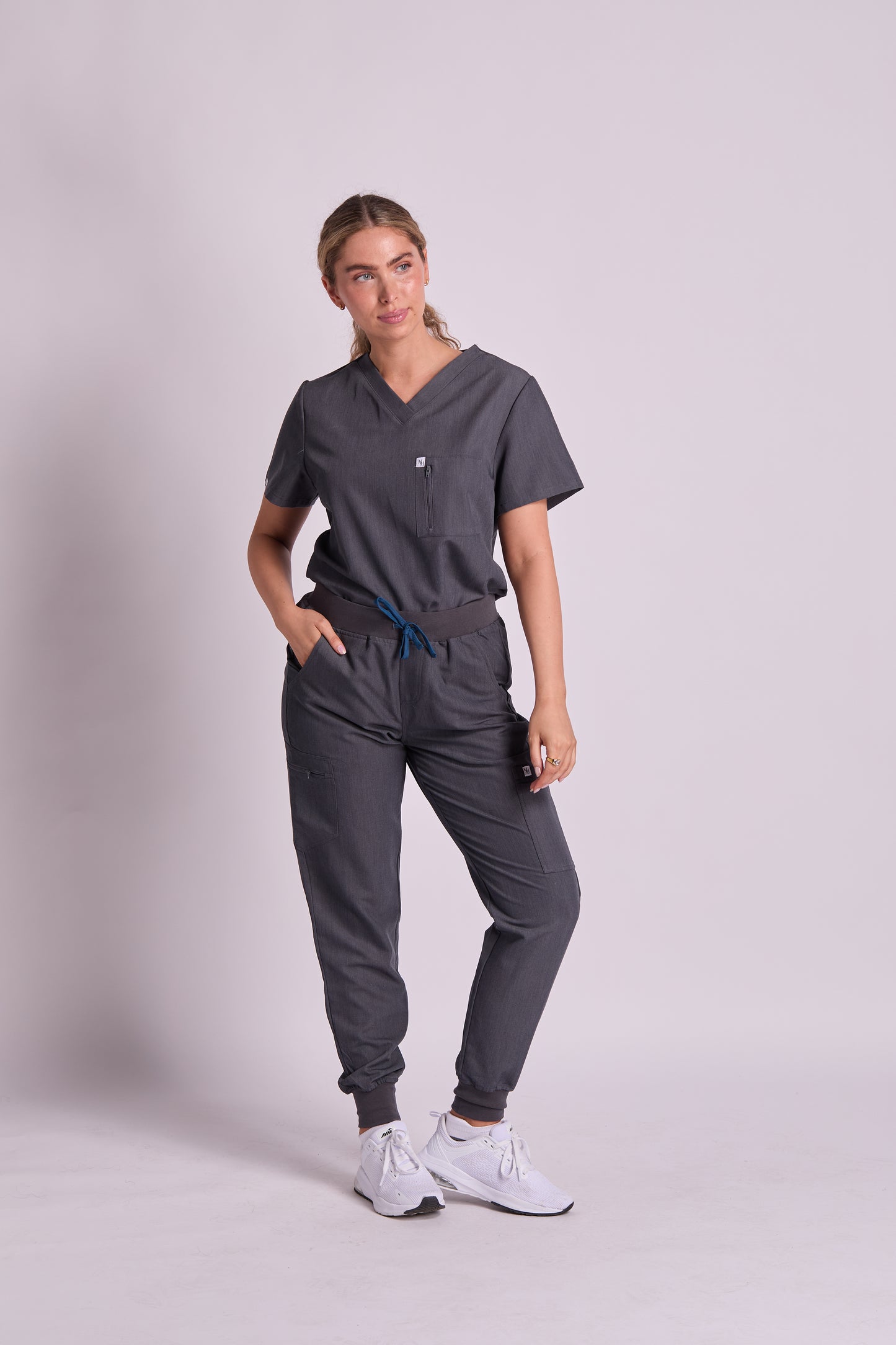 Mary T Five Pocket Jogger Scrub Pants