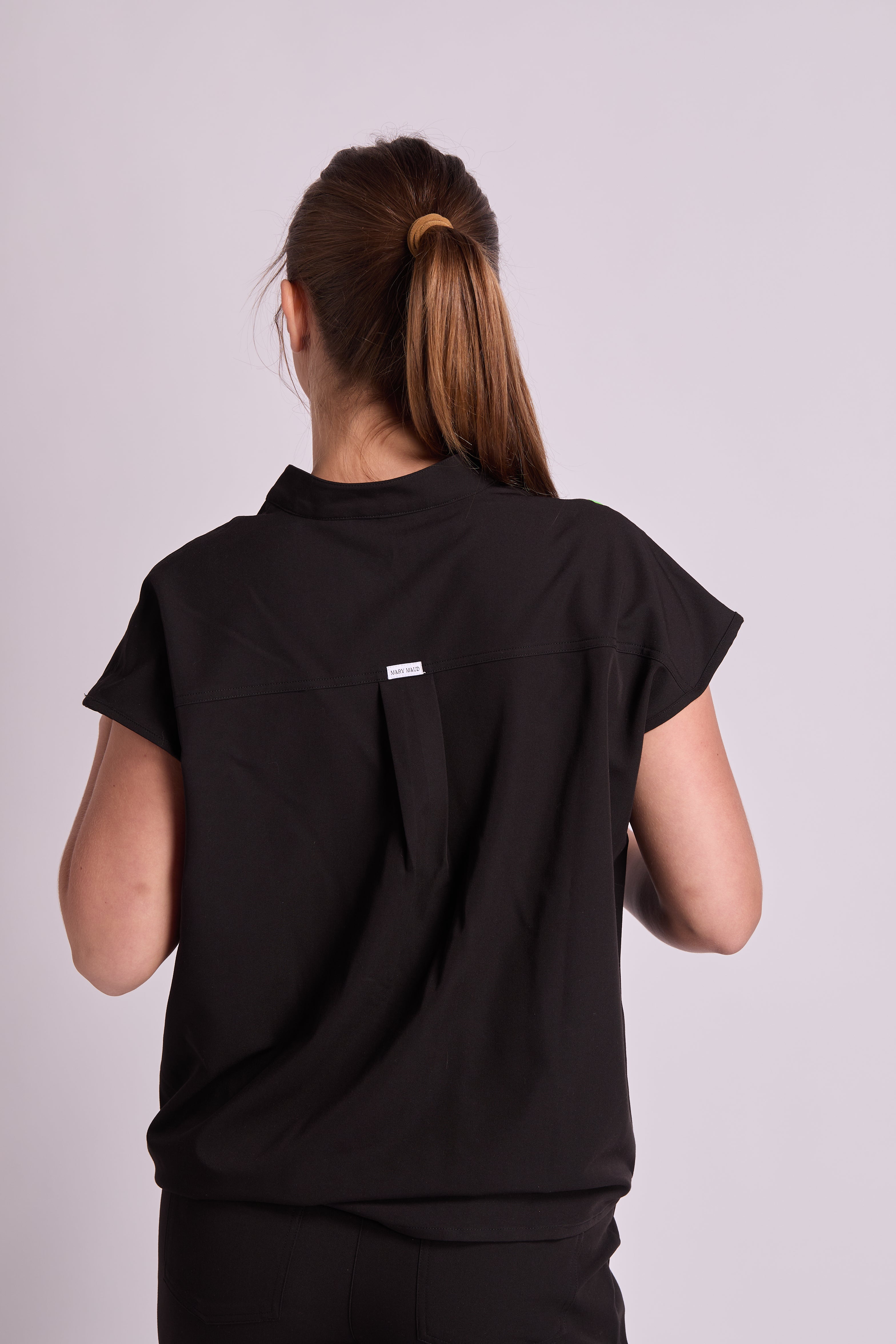 Amara Two Pocket Oversized Scrub Top