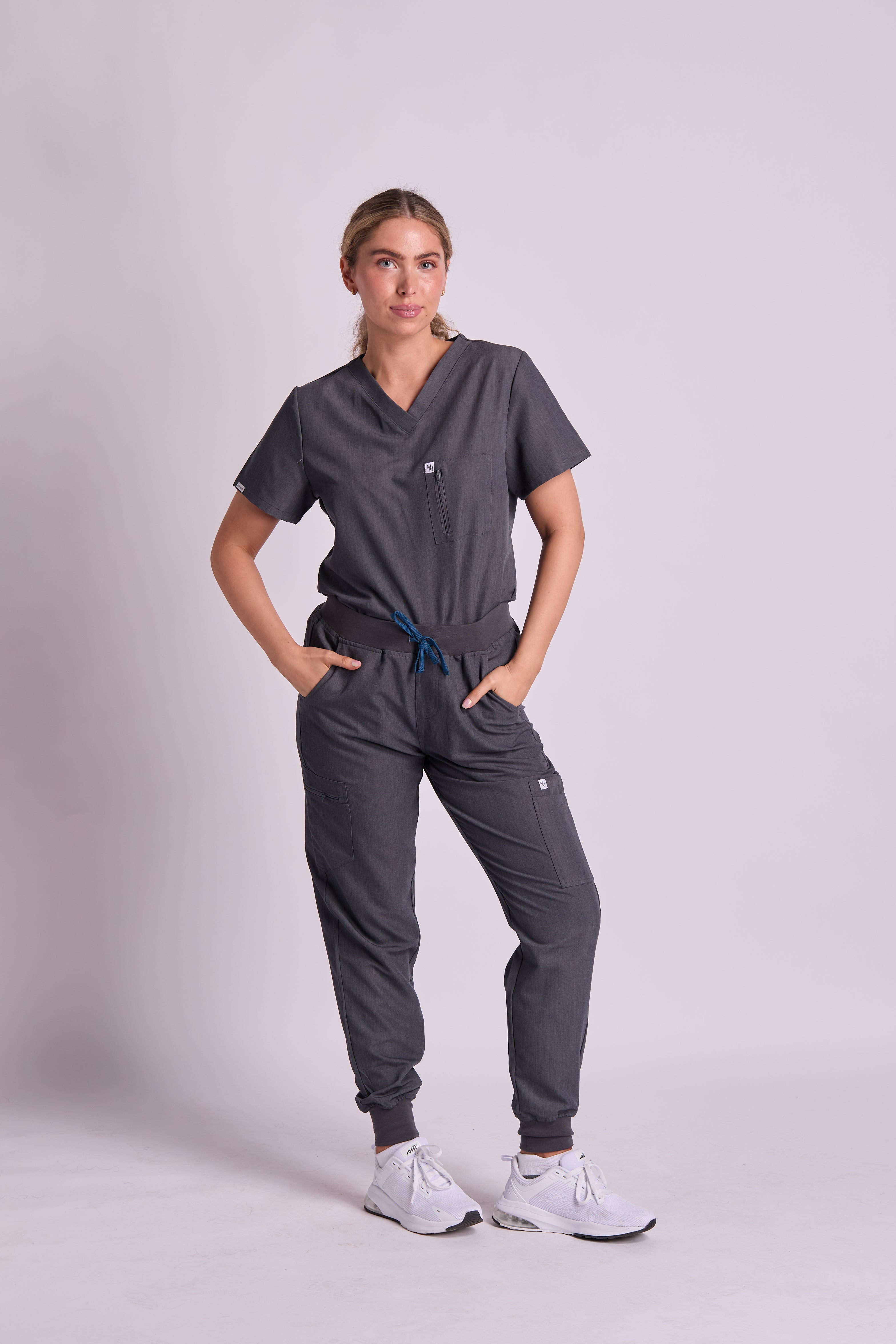 Mary T Five Pocket Jogger Scrub Pants