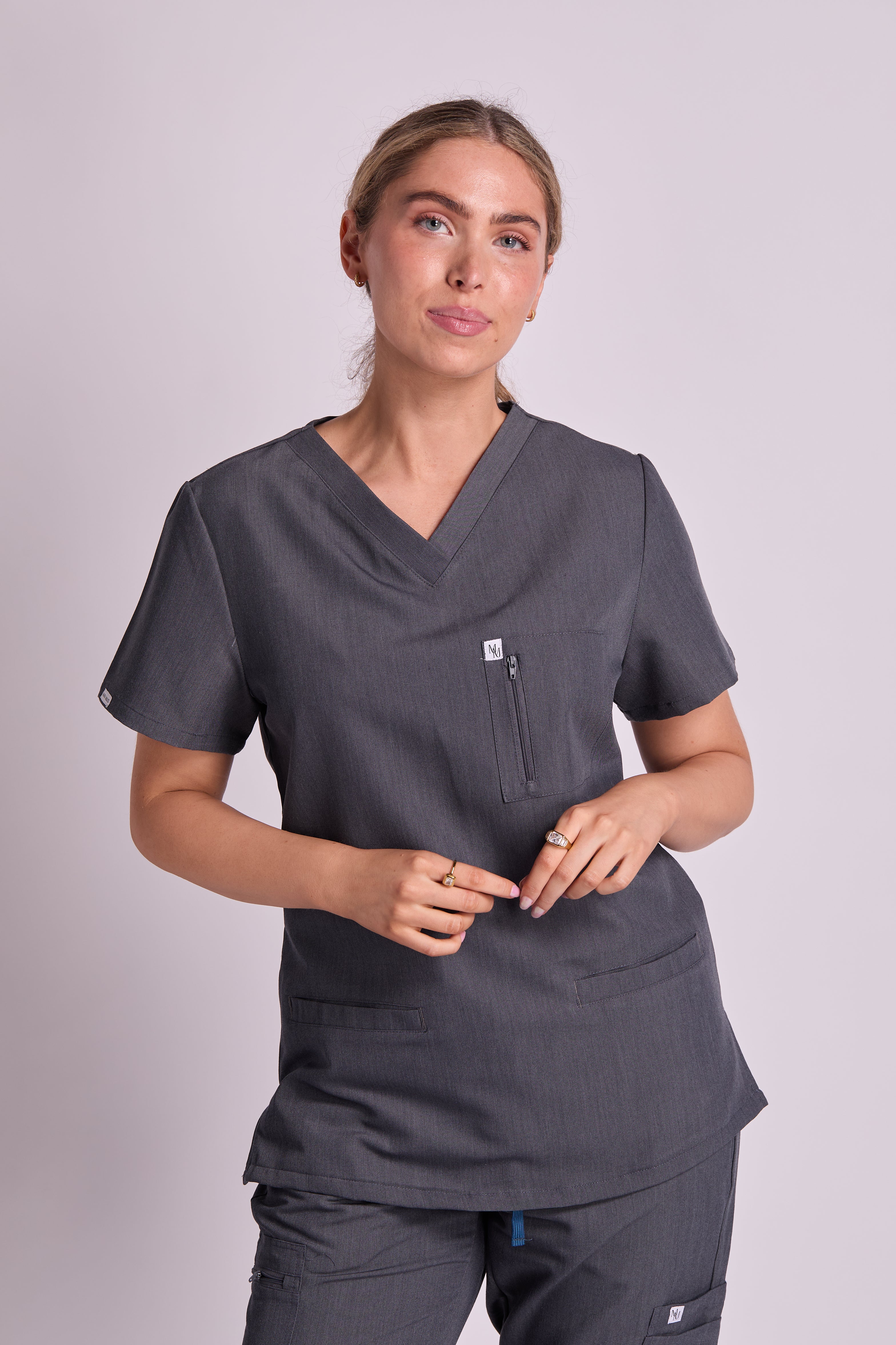 Mary T Four Pocket Scrub Top