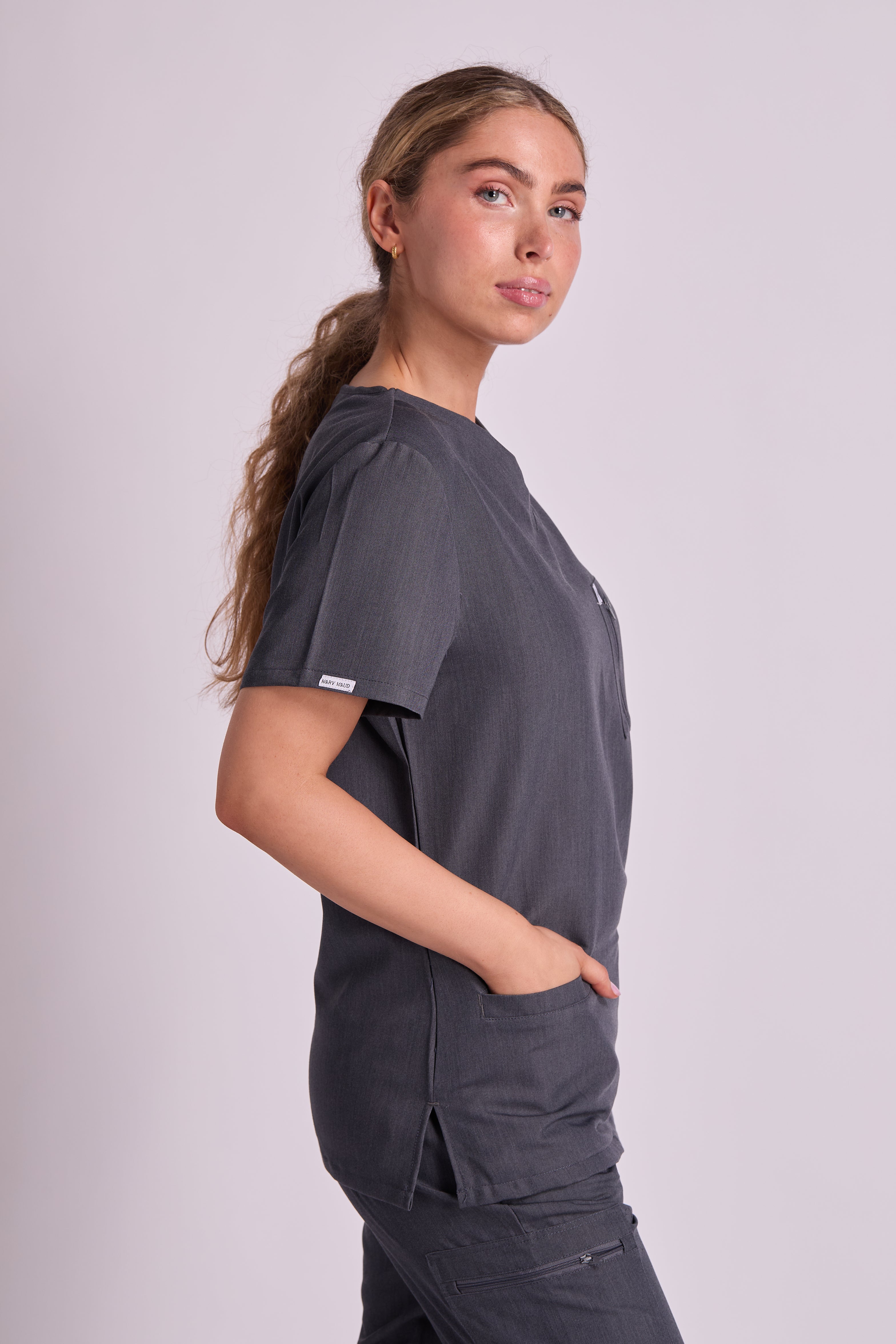 Mary T Four Pocket Scrub Top