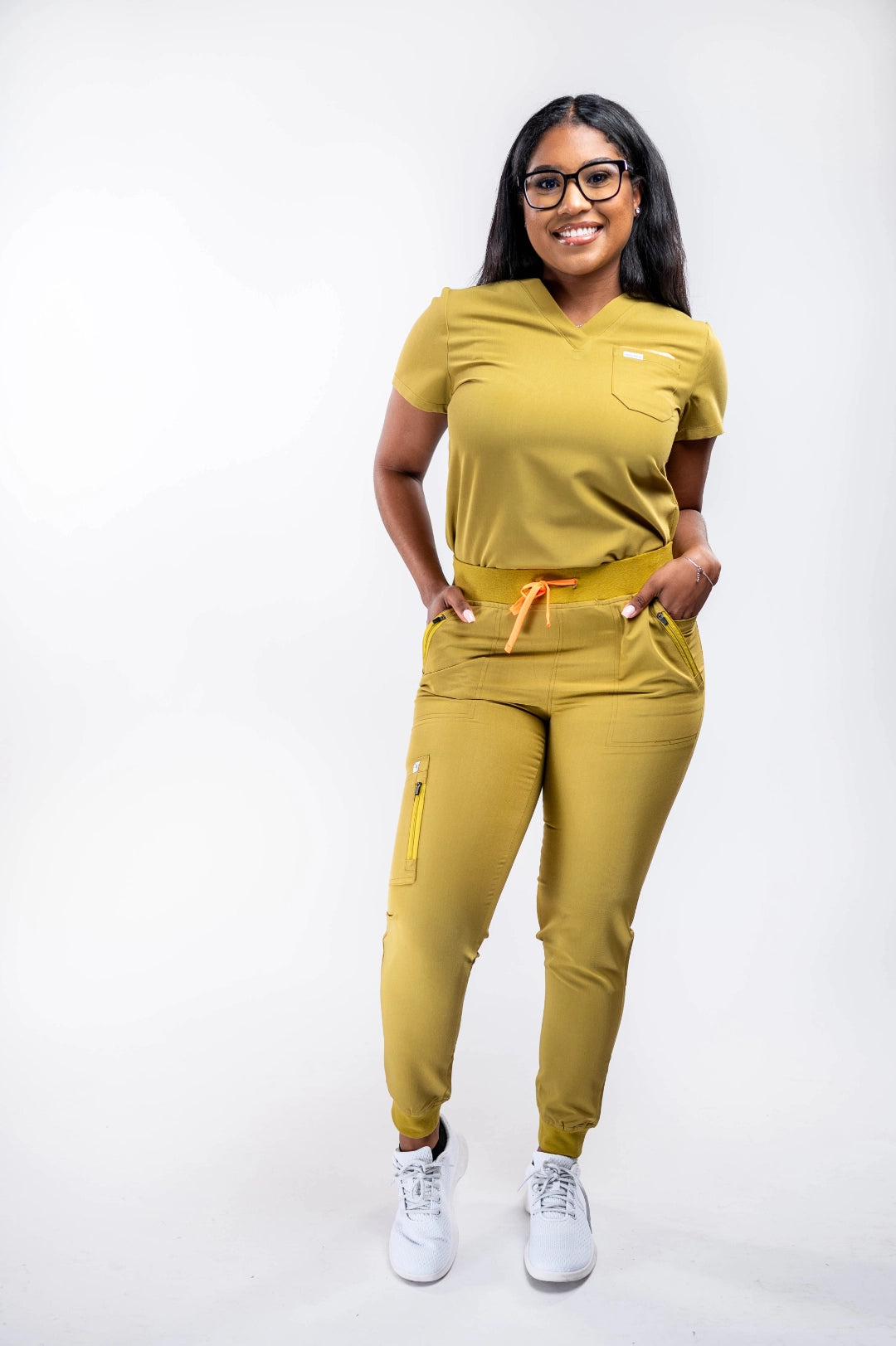 Yara Three Pocket Scrub Top