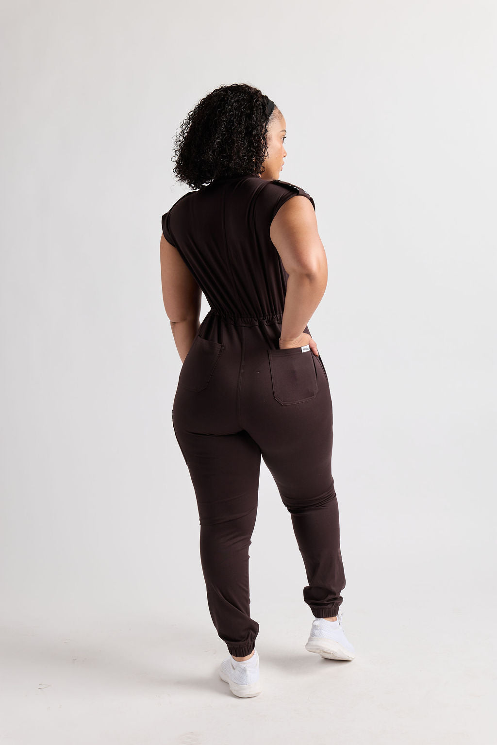Zuri Six Pocket Scrub Jumpsuit