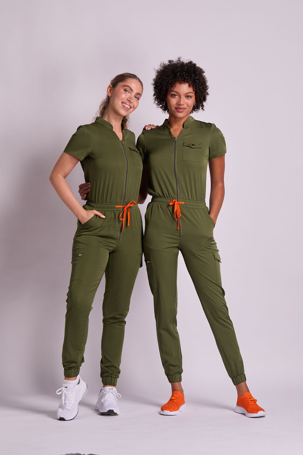 Leona Six Pocket Jumpsuit Scrub