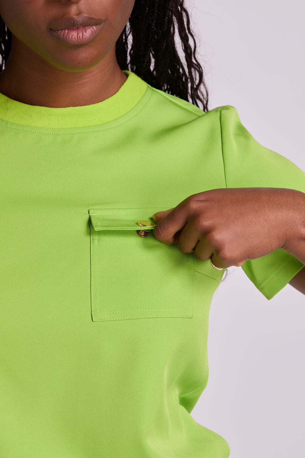 Mary K Three Pocket Scrub Top