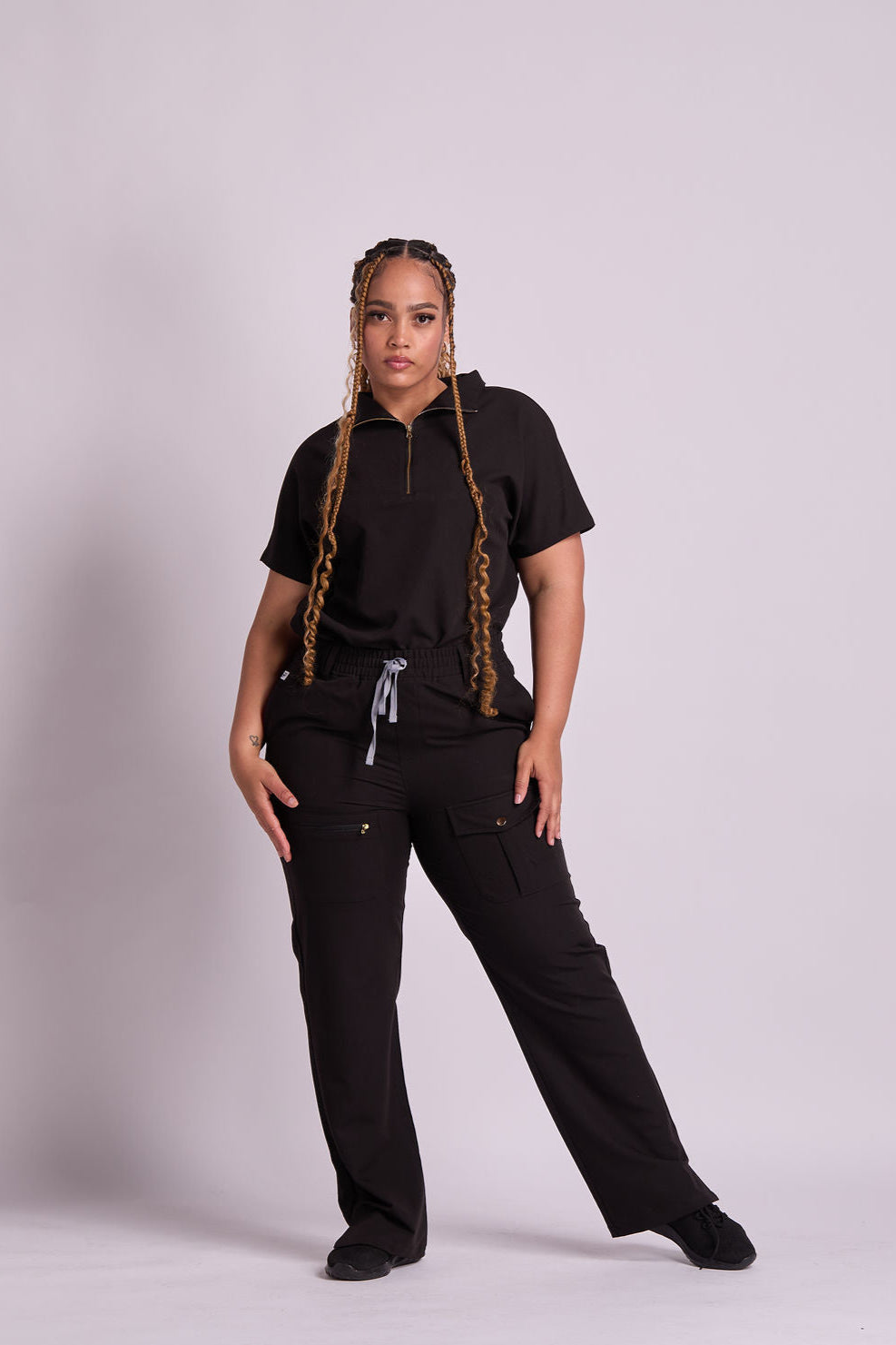 Amara Six Pocket Cargo Scrub Pants