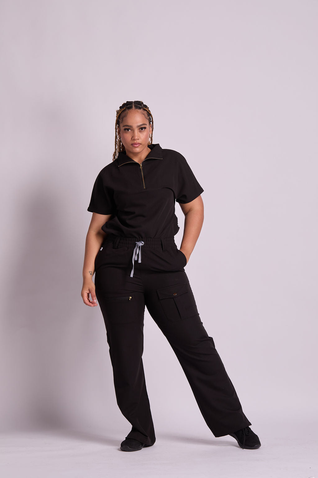 Amara Six Pocket Cargo Scrub Pants