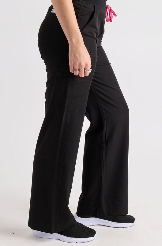 Yara Five Pocket Wide Leg Scrub Pants