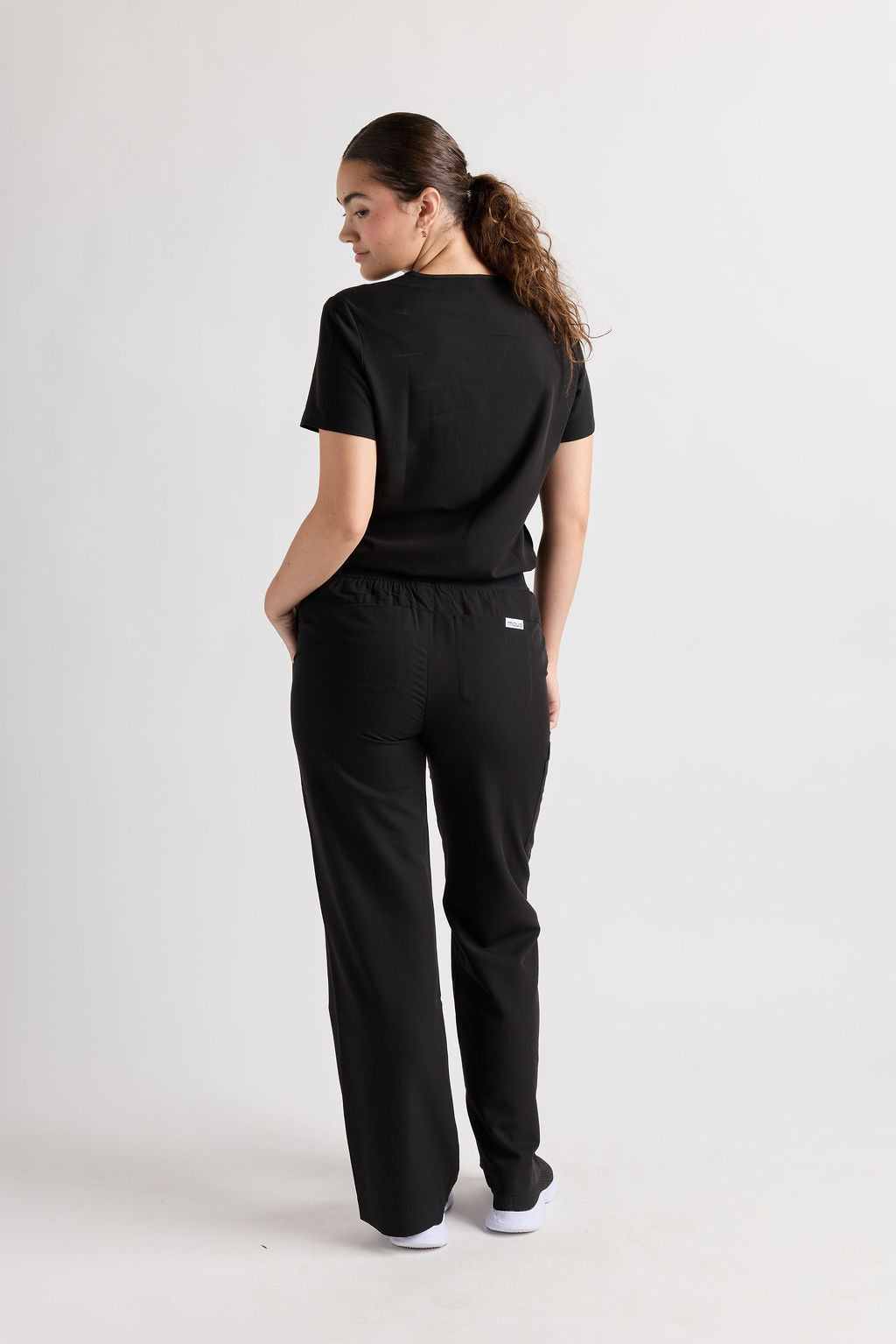 Yara Five Pocket Wide Leg Scrub Pants