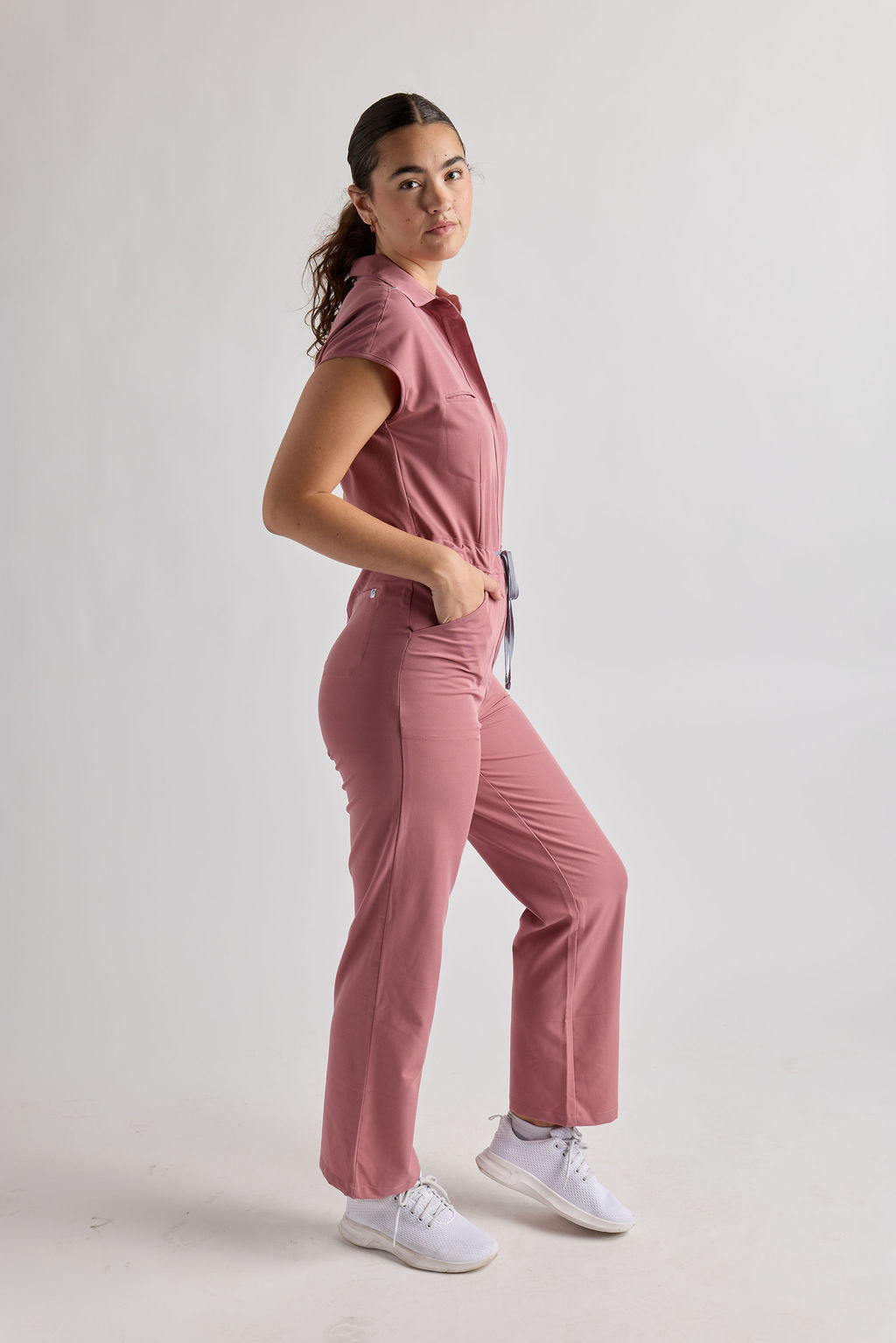 Sofia Eight Pocket Jumpsuit Scrub