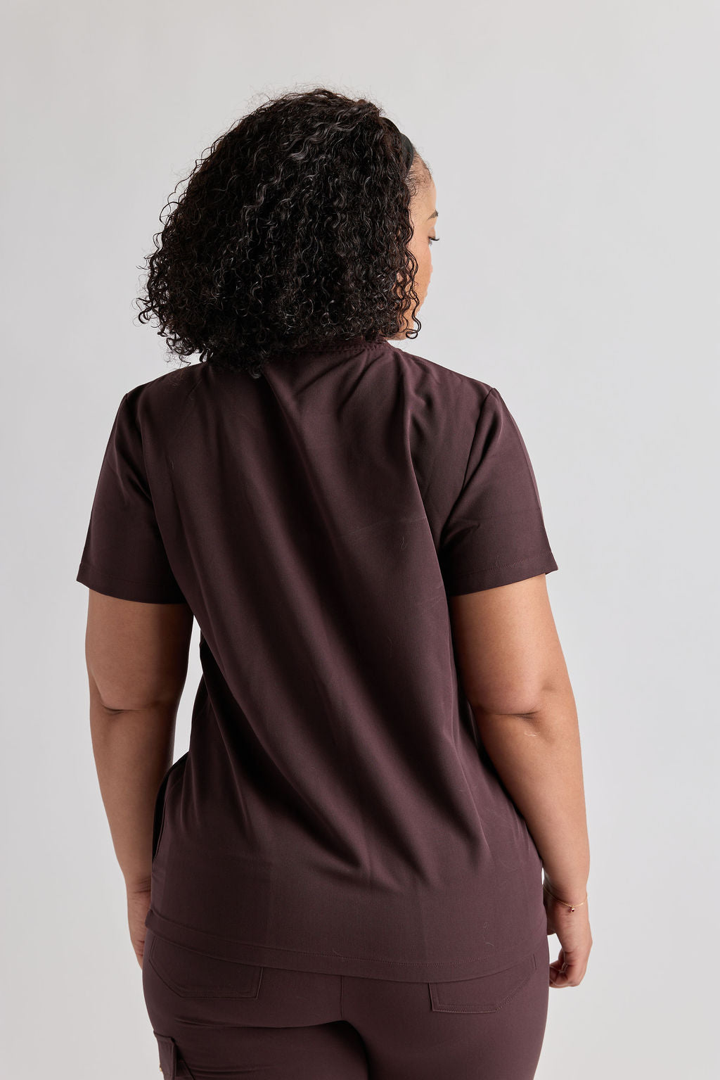 Mary K Three Pocket Scrub Top