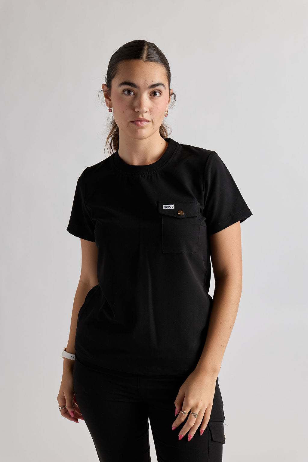 Mary K Three Pocket Scrub Top