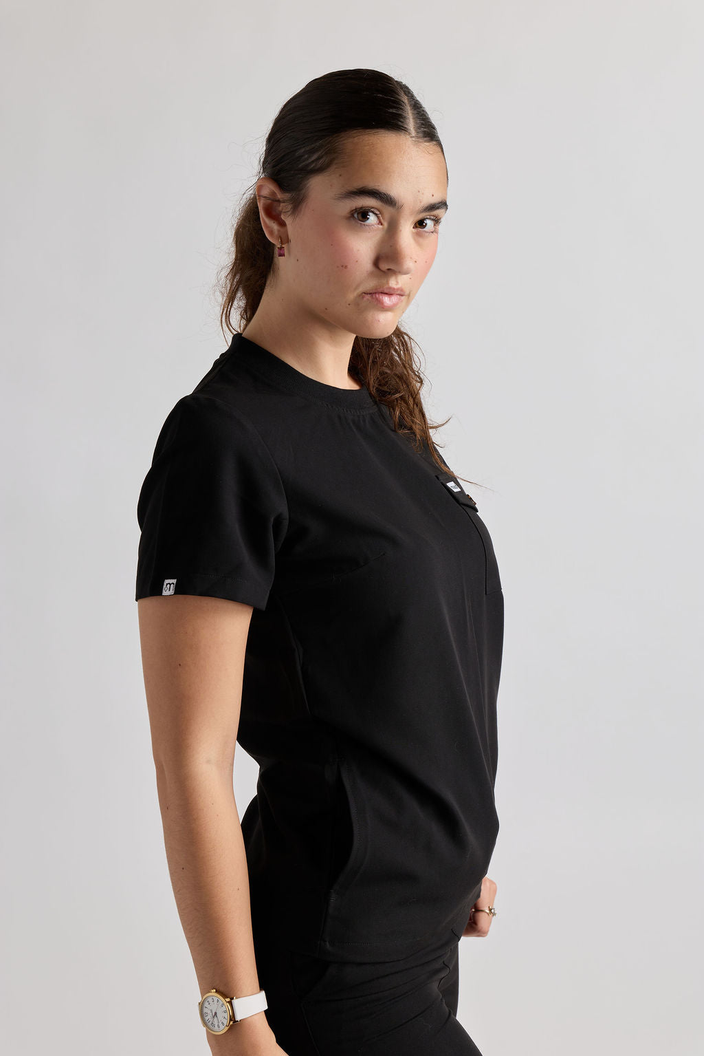 Mary K Three Pocket Scrub Top