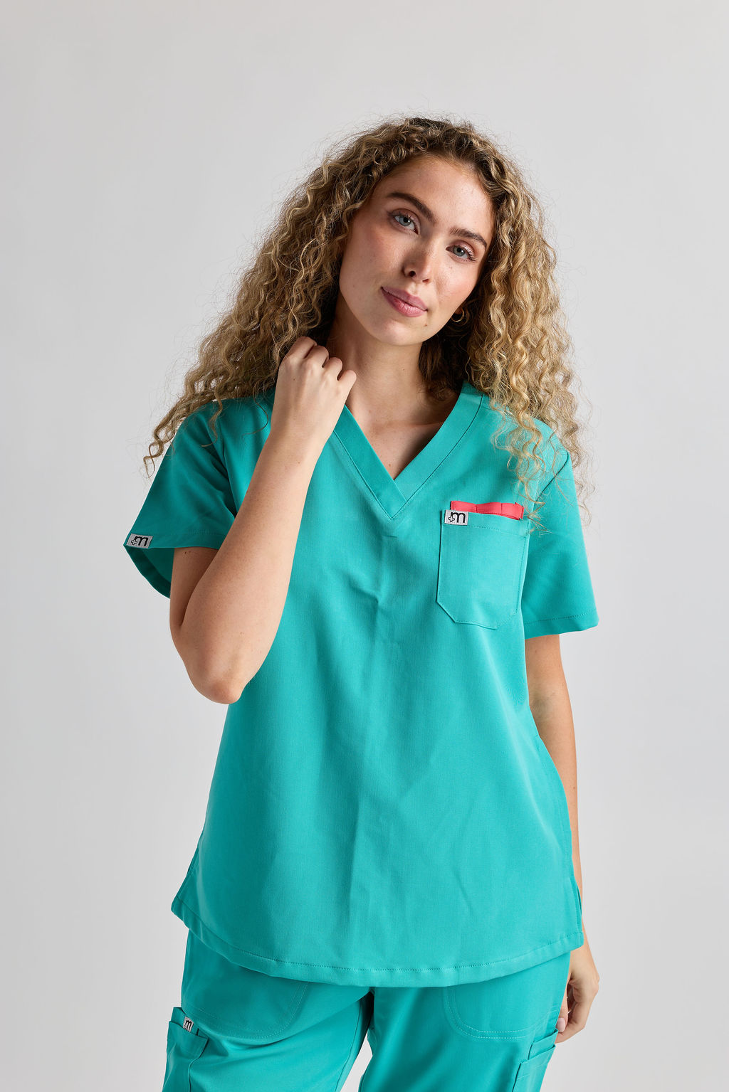 Yara Three Pocket Scrub Top