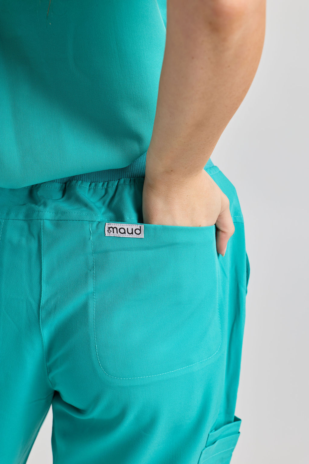 Yara Five Pocket Wide Leg Scrub Pants