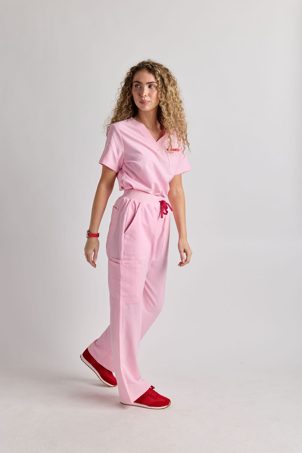 Yara Five Pocket Wide Leg Scrub Pants