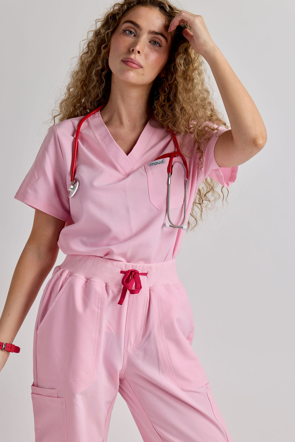 Yara Three Pocket Scrub Top