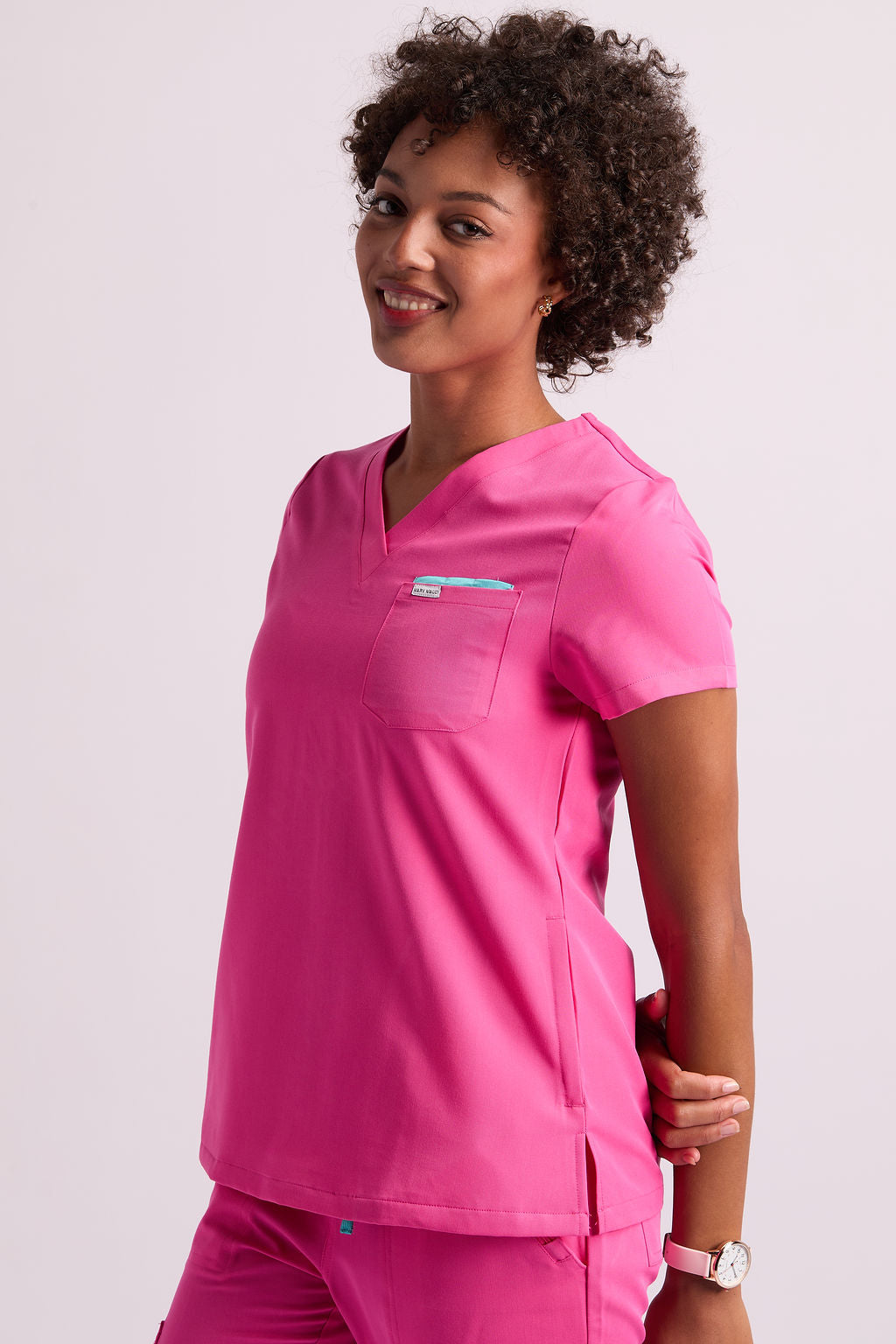 Yara Three Pocket Scrub Top