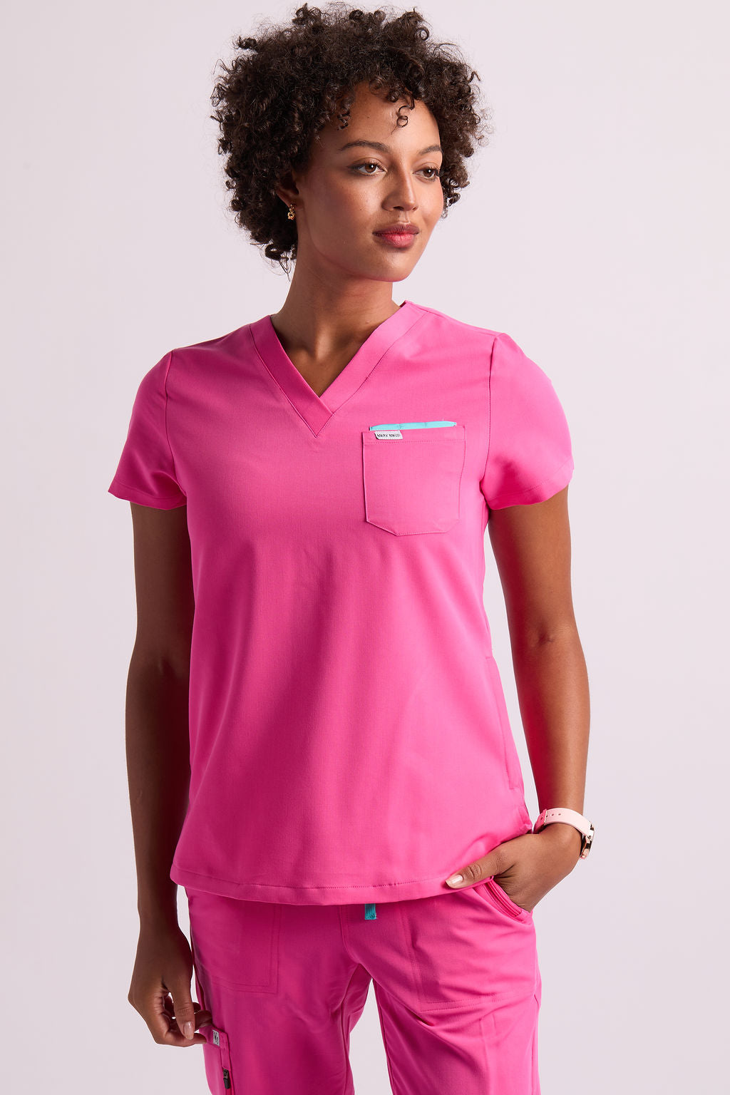Yara Three Pocket Scrub Set with Joggers
