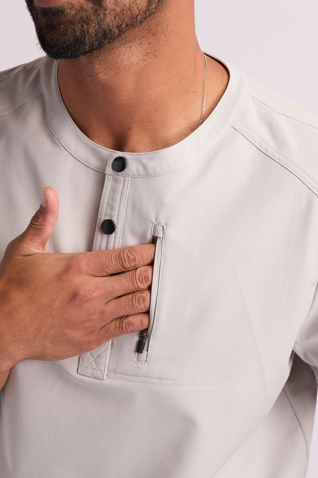 Maud K Button Two Pocket Scrub Set