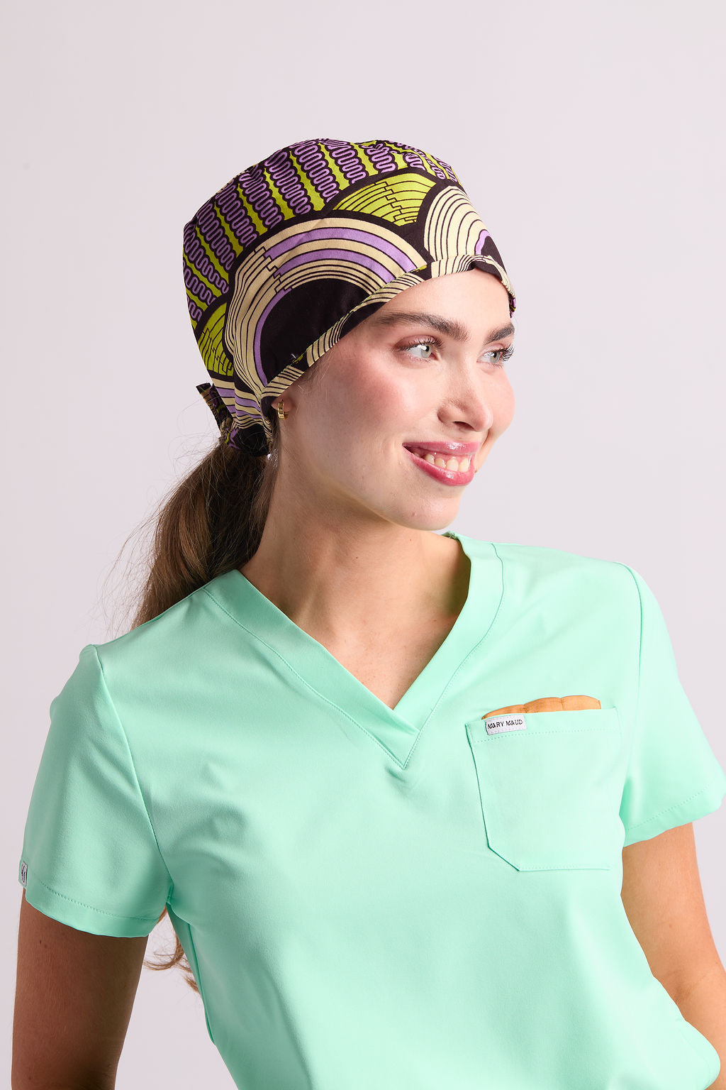 Serwaa Satin Lined Scrub Caps