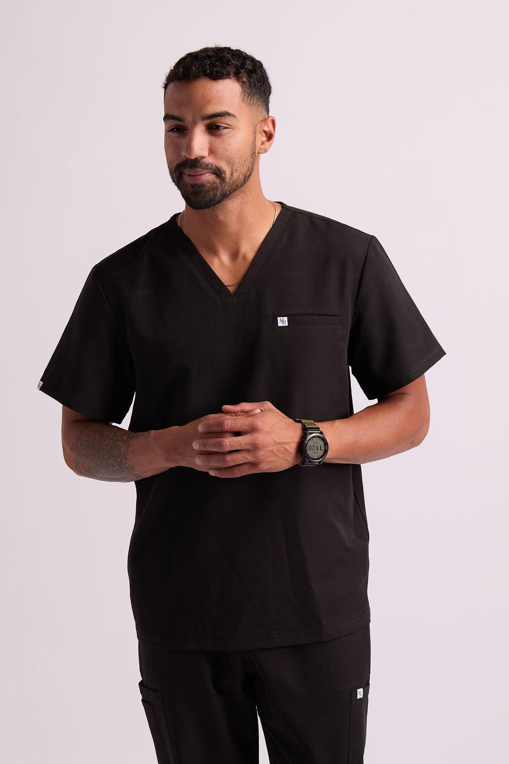 Maud C One Pocket Scrub Top