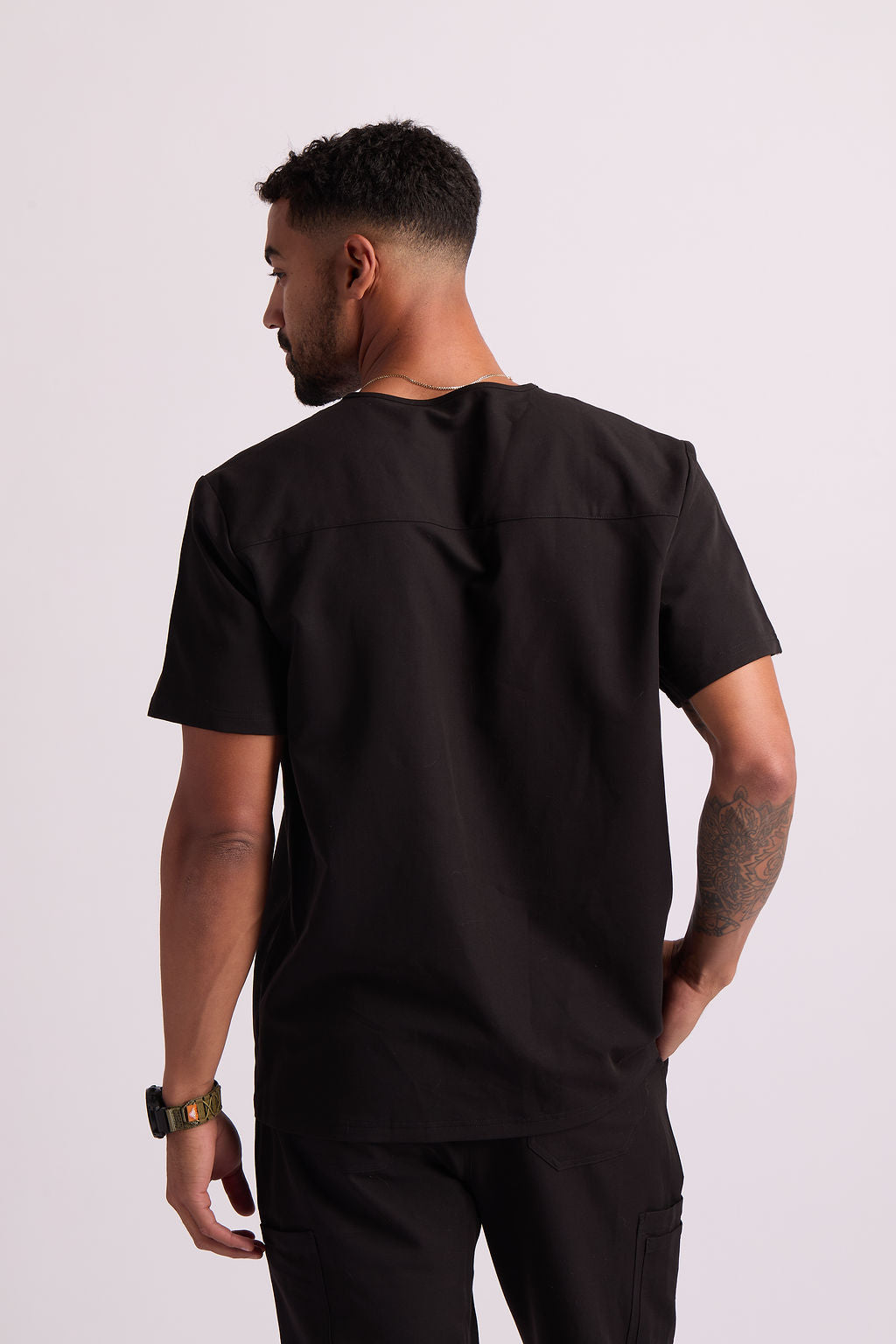 Maud C One Pocket Scrub Top