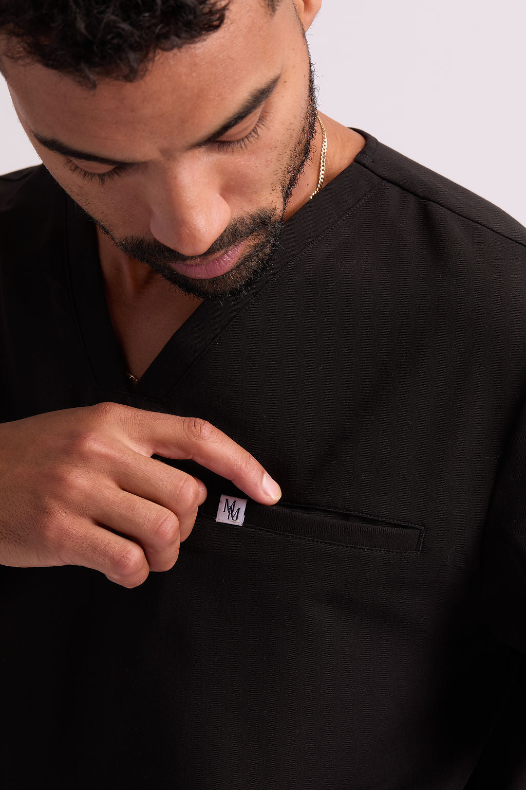 Maud C One Pocket Scrub Top