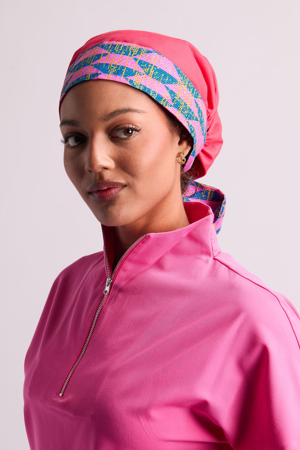 Serwaa Satin Lined Scrub Caps
