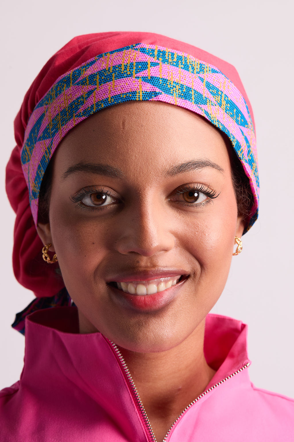 Serwaa Satin Lined Scrub Caps