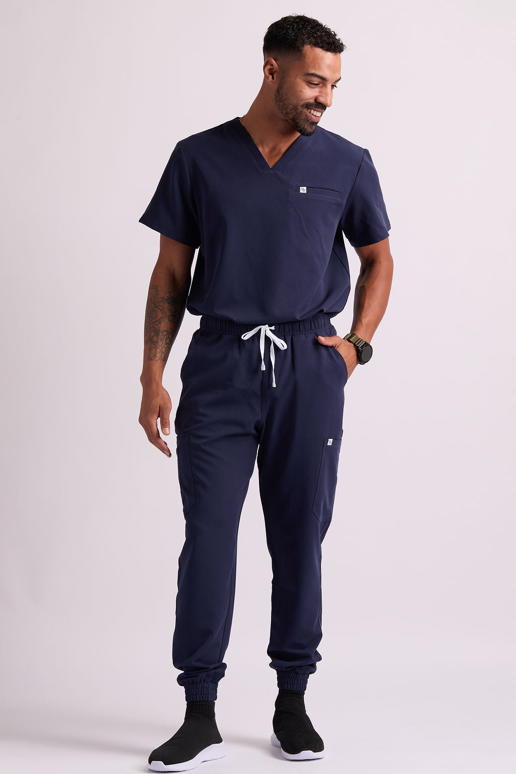 Maud C One Pocket Scrub Top