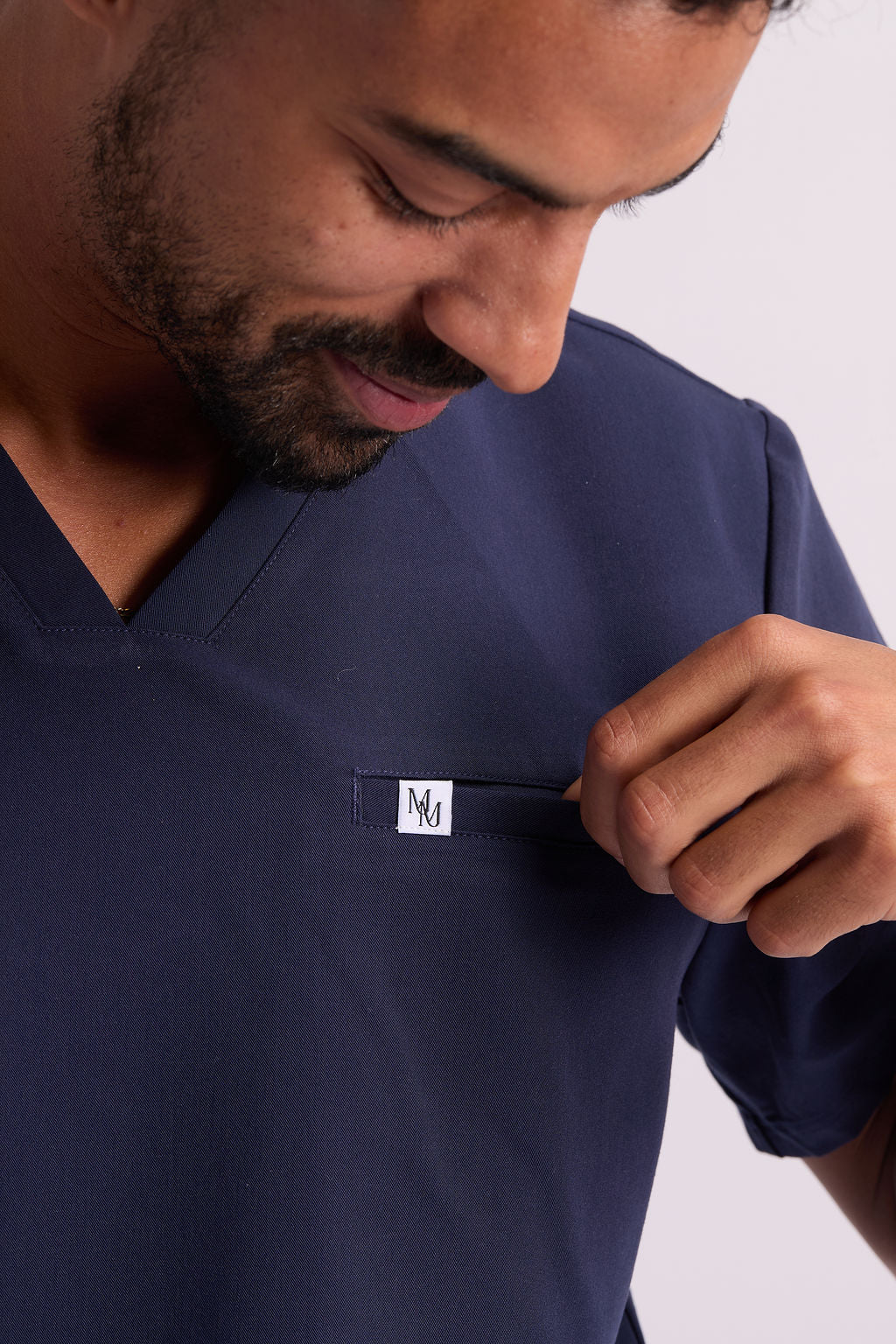 Maud C One Pocket Scrub Top