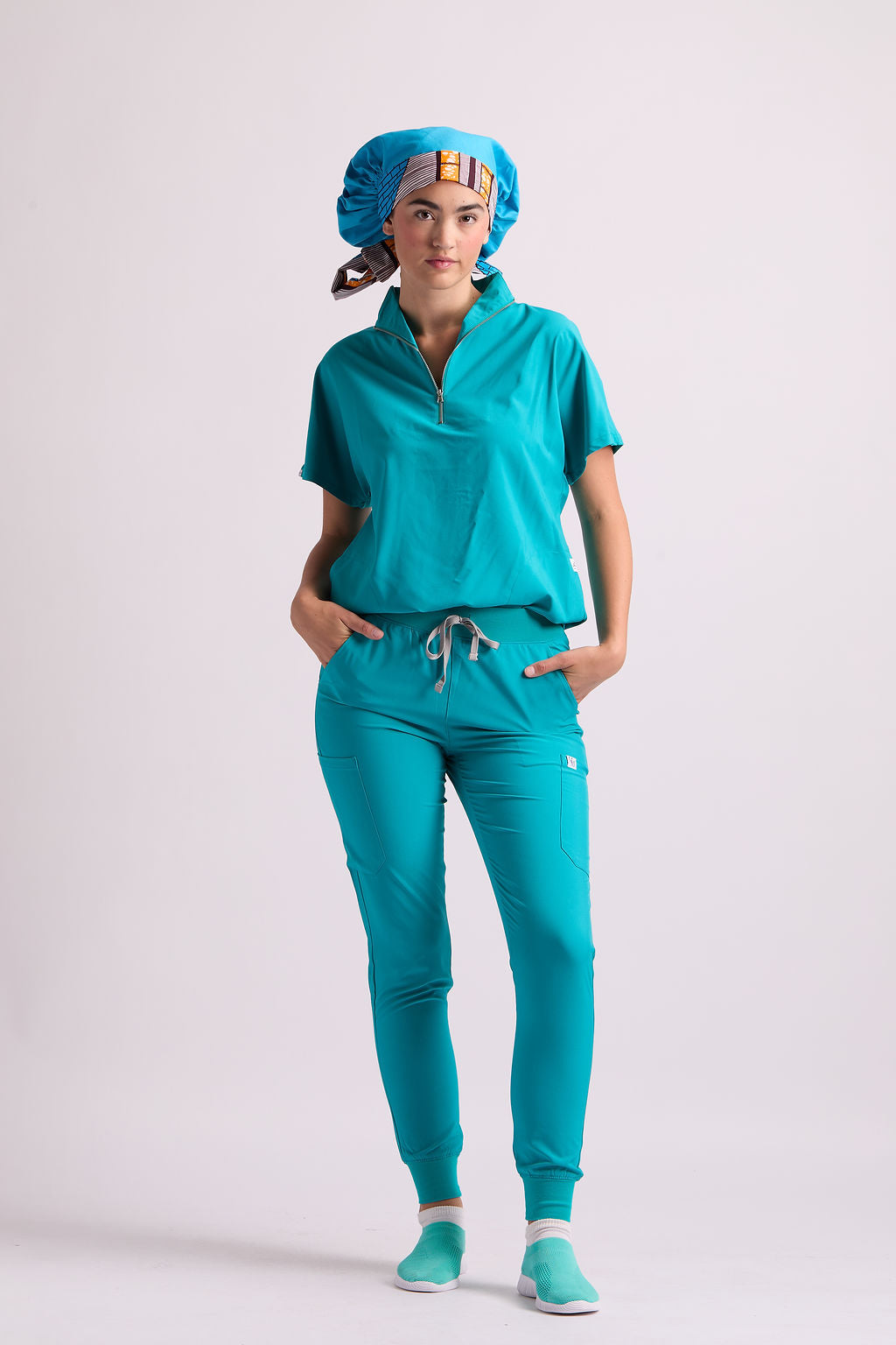 Serwaa Satin Lined Scrub Caps