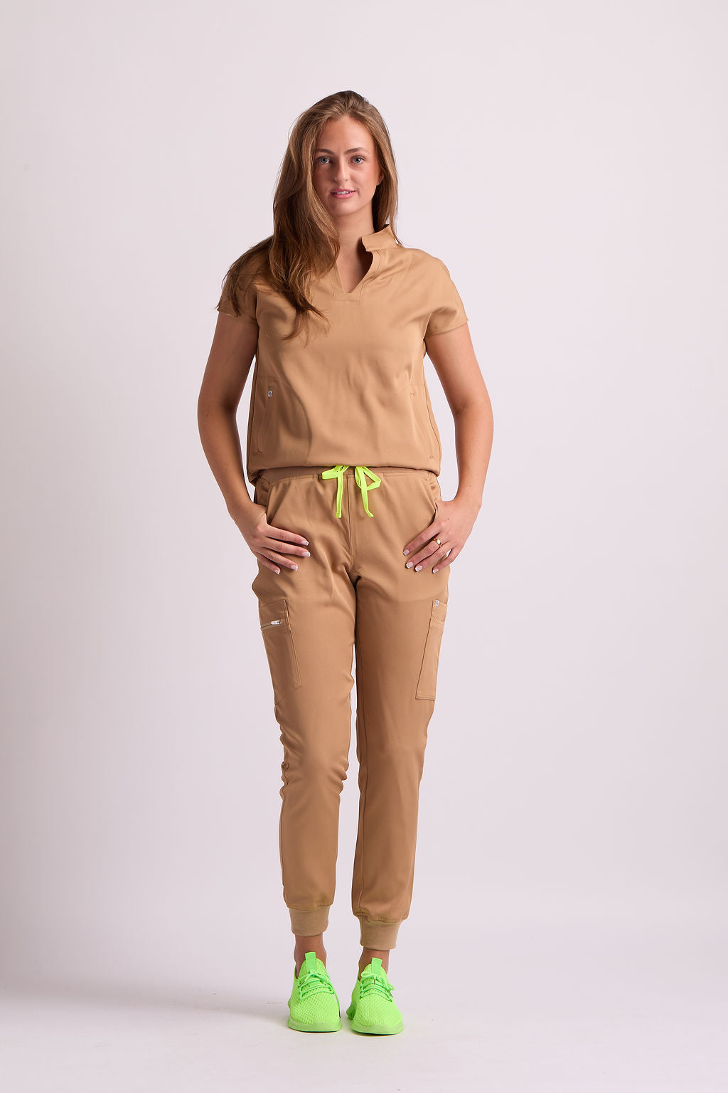 Civi Two Pocket Oversized Scrub Top