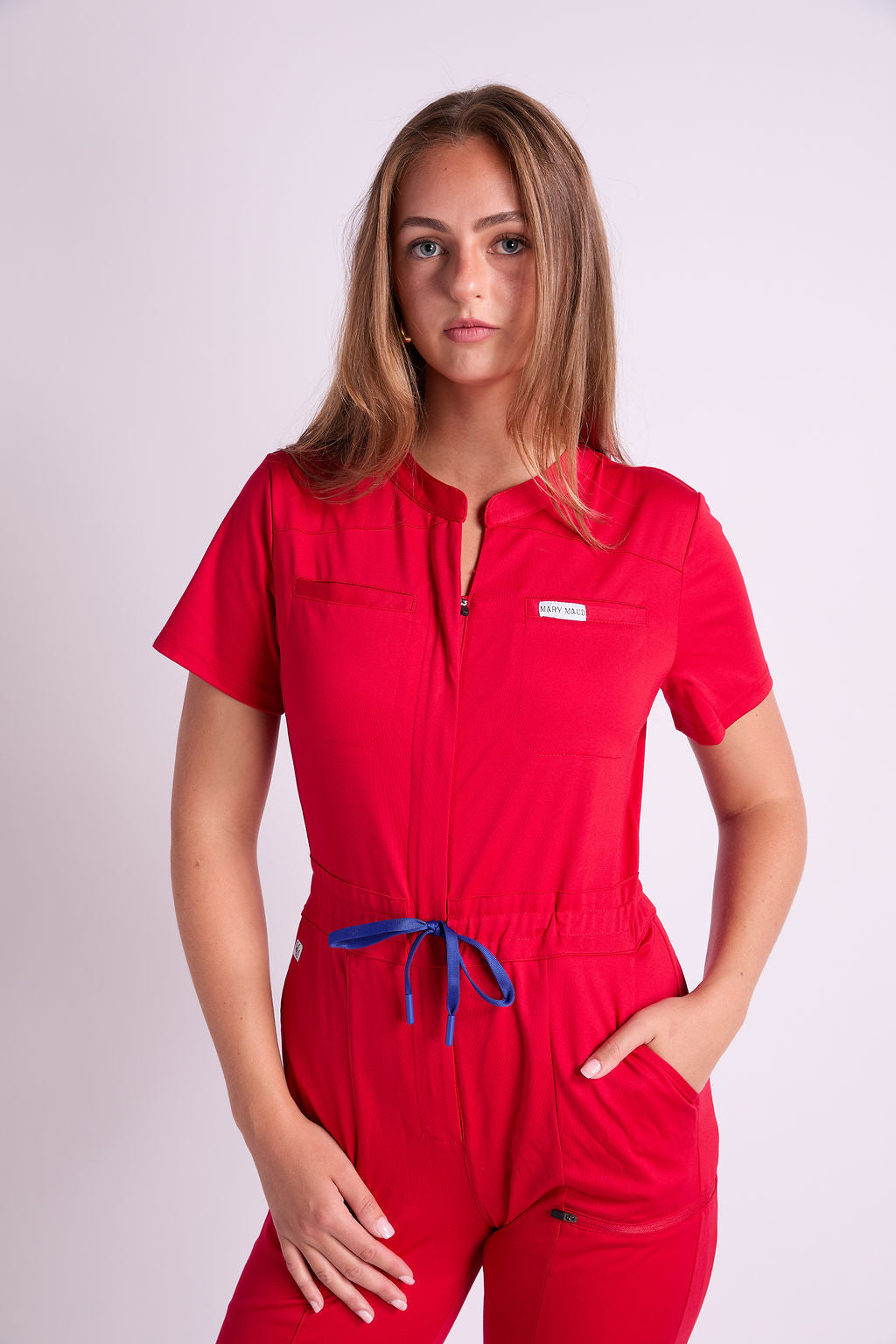 Zuri Eight Pocket Scrub Jumpsuit