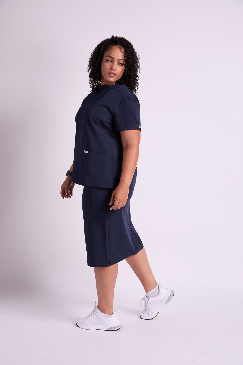 Elise Three Pocket Scrub Skirt