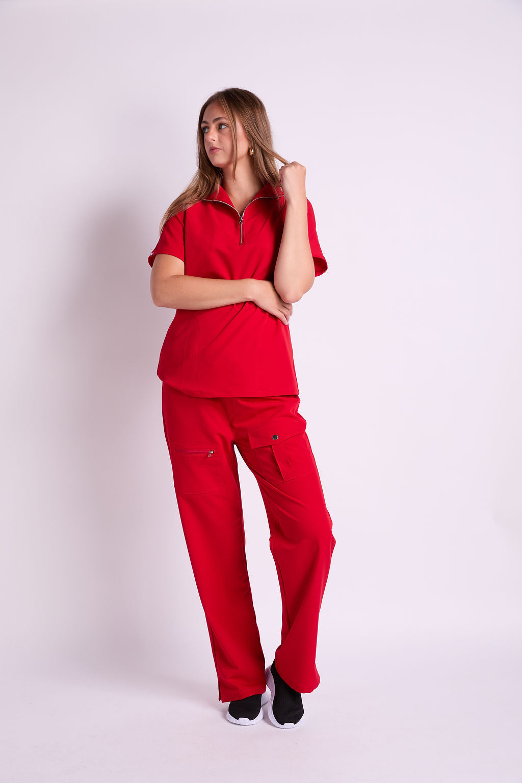 Amara Six Pocket Cargo Scrub Pants