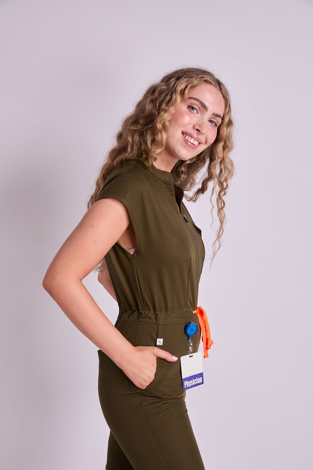 Fiora Six Pocket Jumpsuit Scrub