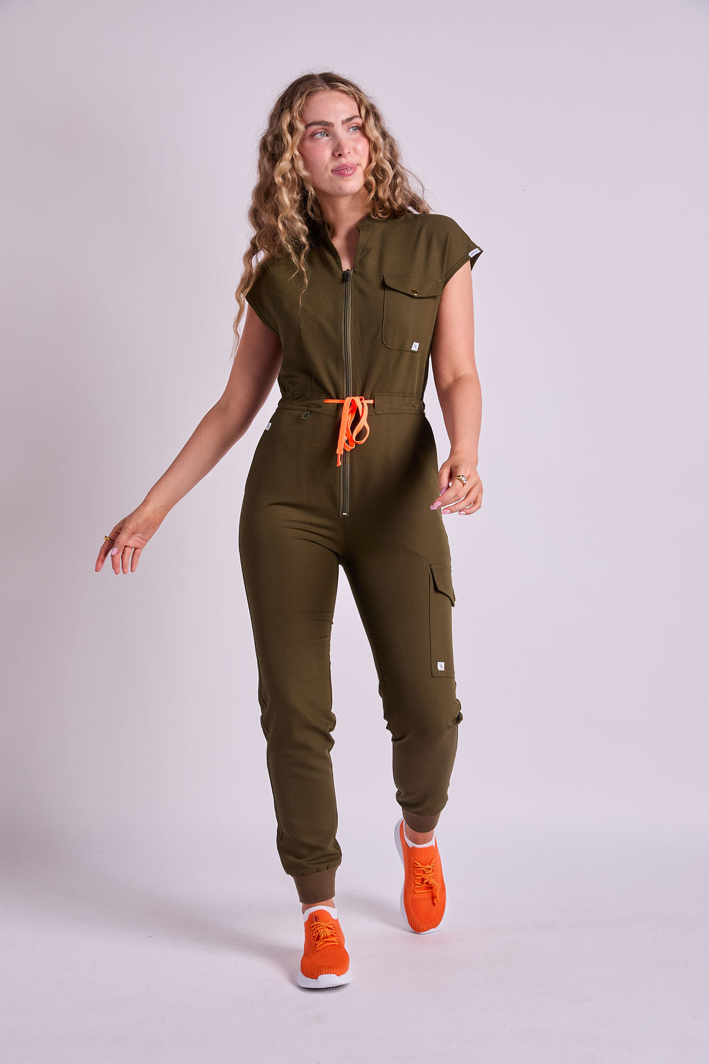 Fiora Six Pocket Jumpsuit Scrub