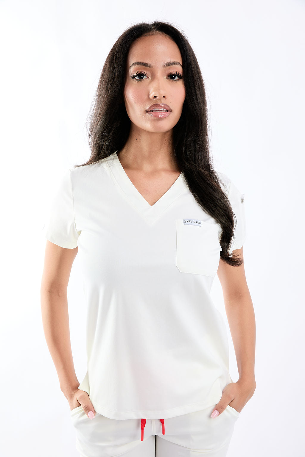 Zuri Two Pocket Scrub Top