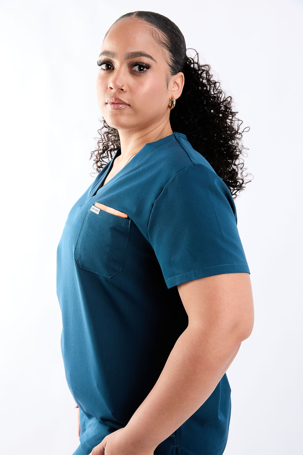 Yara Three Pocket Scrub Top