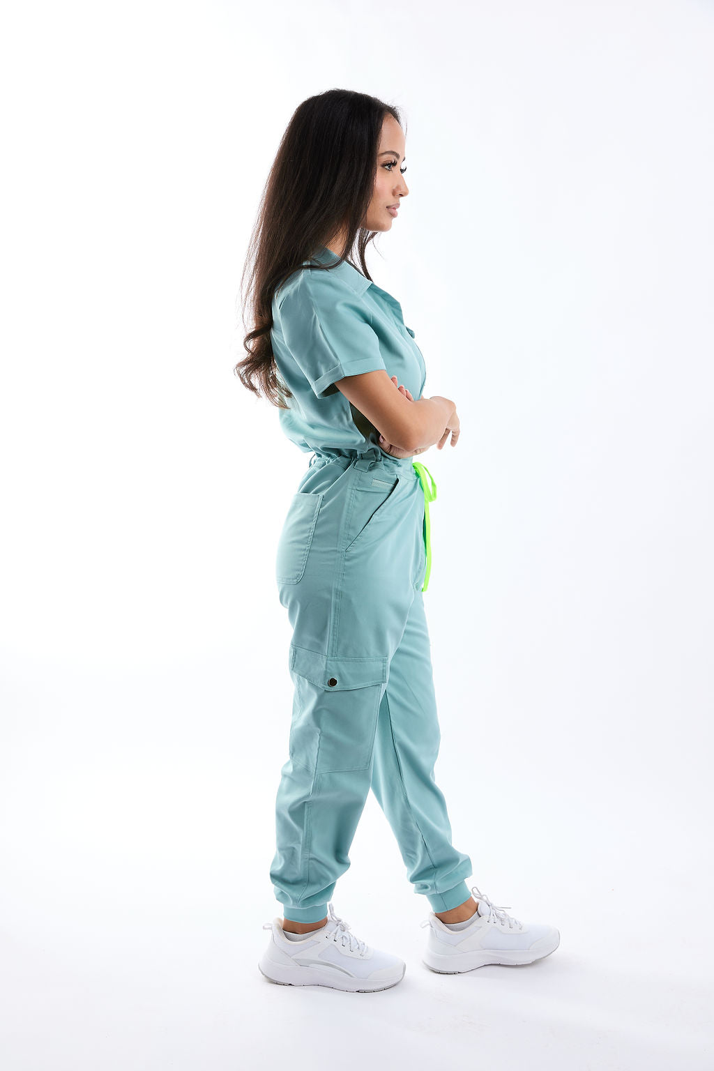 Fiora Nine Pocket Jumpsuit Scrub