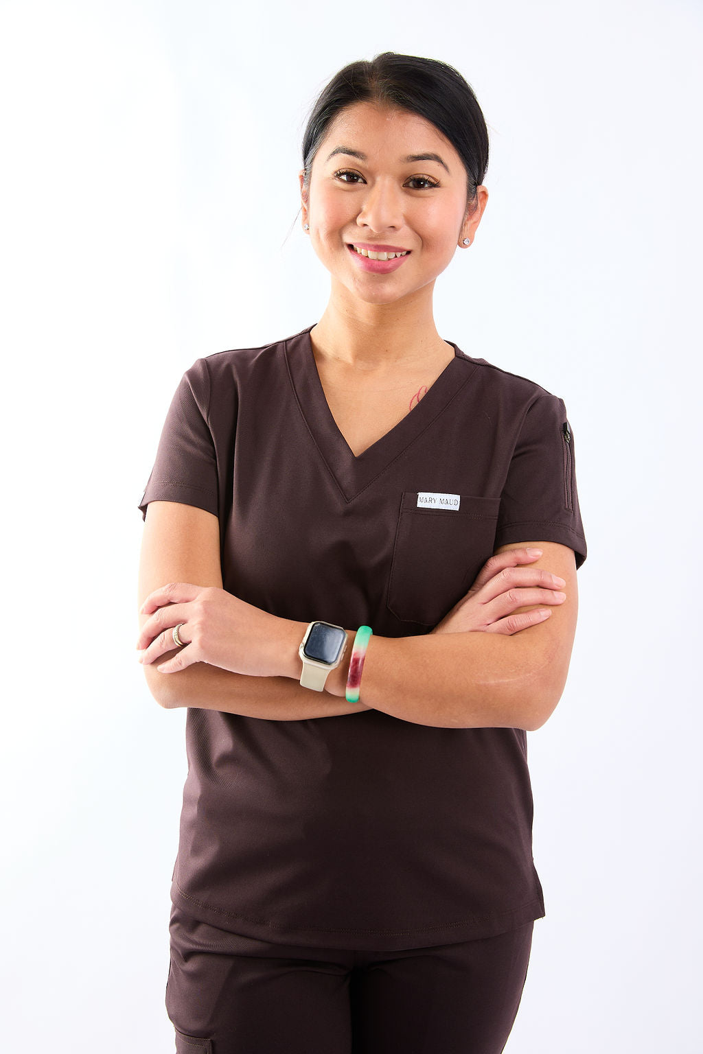 Zuri Two Pocket Scrub Top