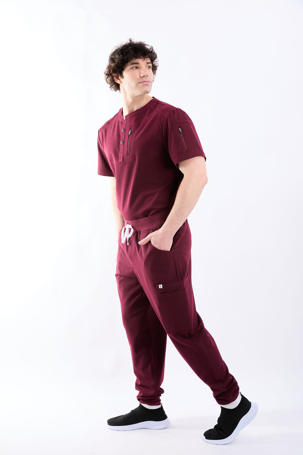 Maud K Seven Pocket Jogger Scrub Pants