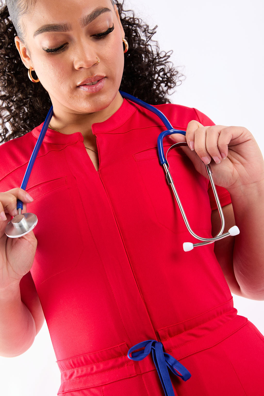 Zuri Eight Pocket Scrub Jumpsuit