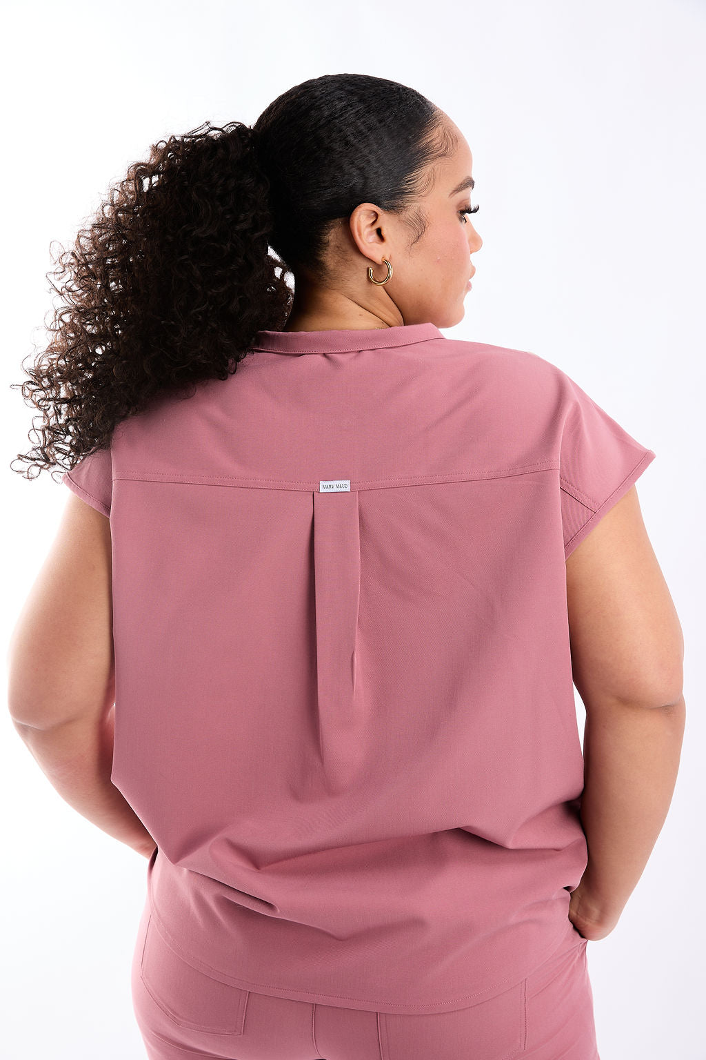 Amara Two Pocket Oversized Scrub Top