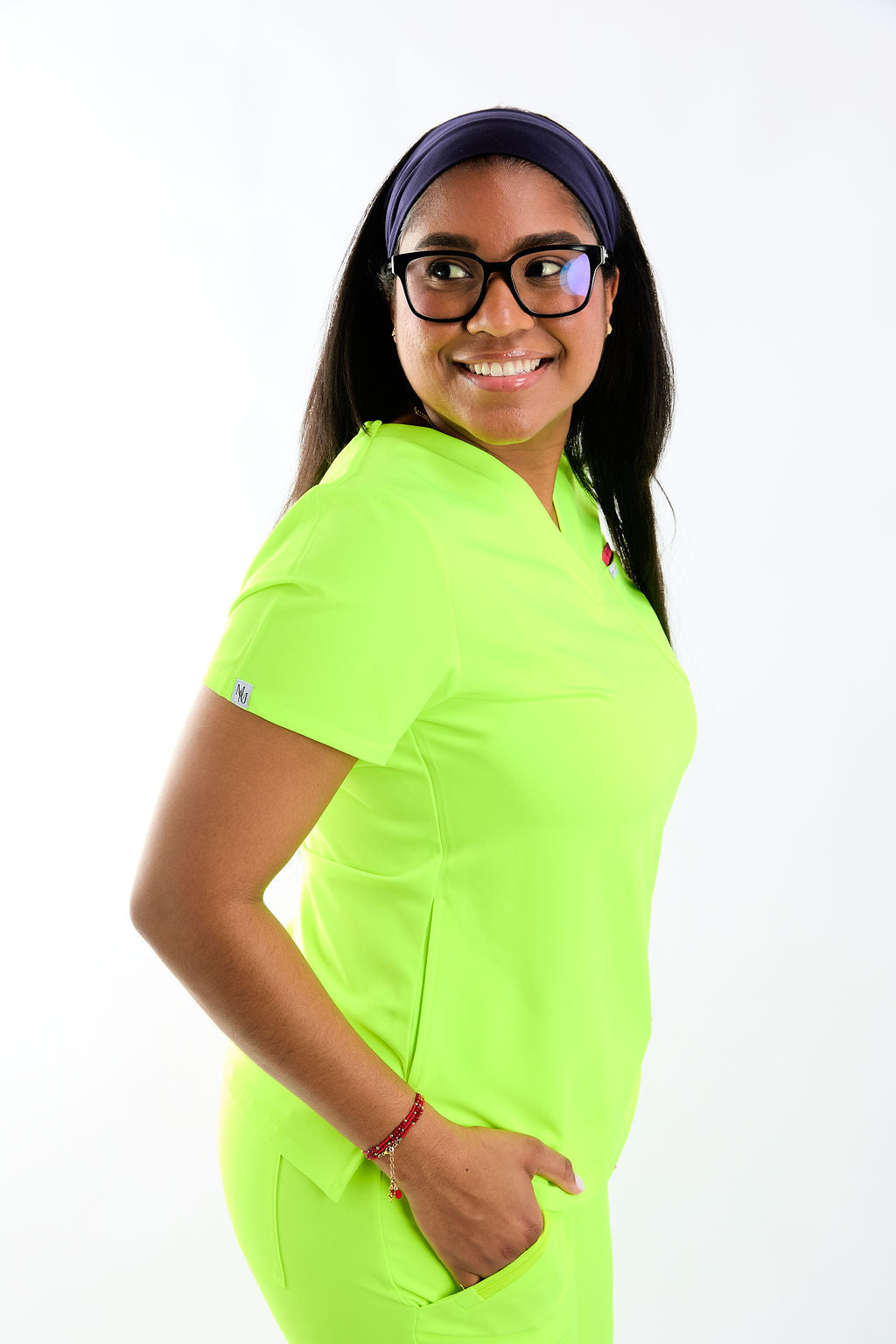 Yara Three Pocket Scrub Top