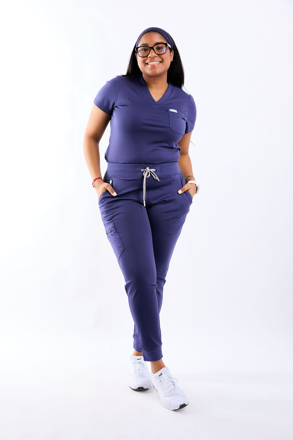 Zuri Two Pocket Scrub Top