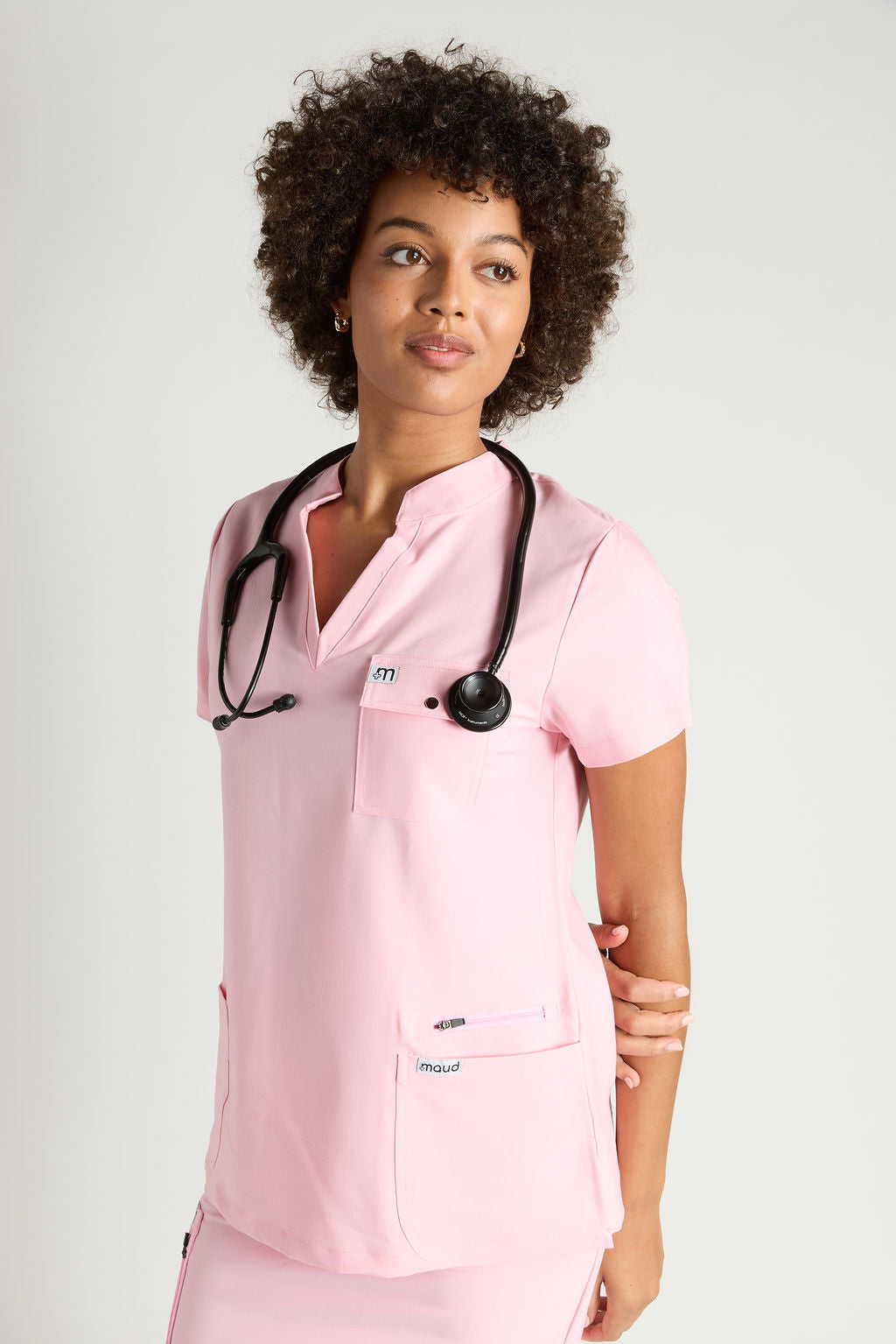 Yara Four Pocket V Neck Scrub Top